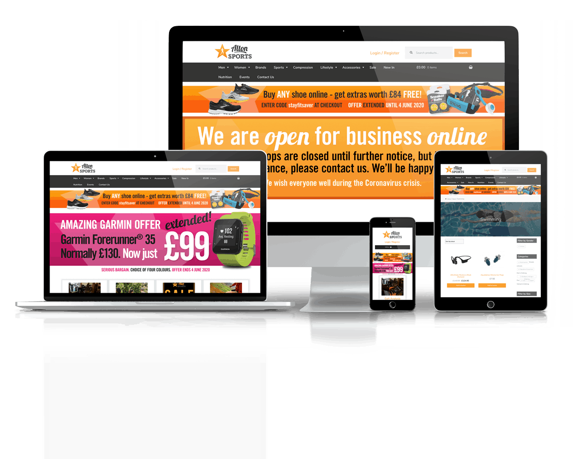 Alton Sports Website Showcase Responsive Screens