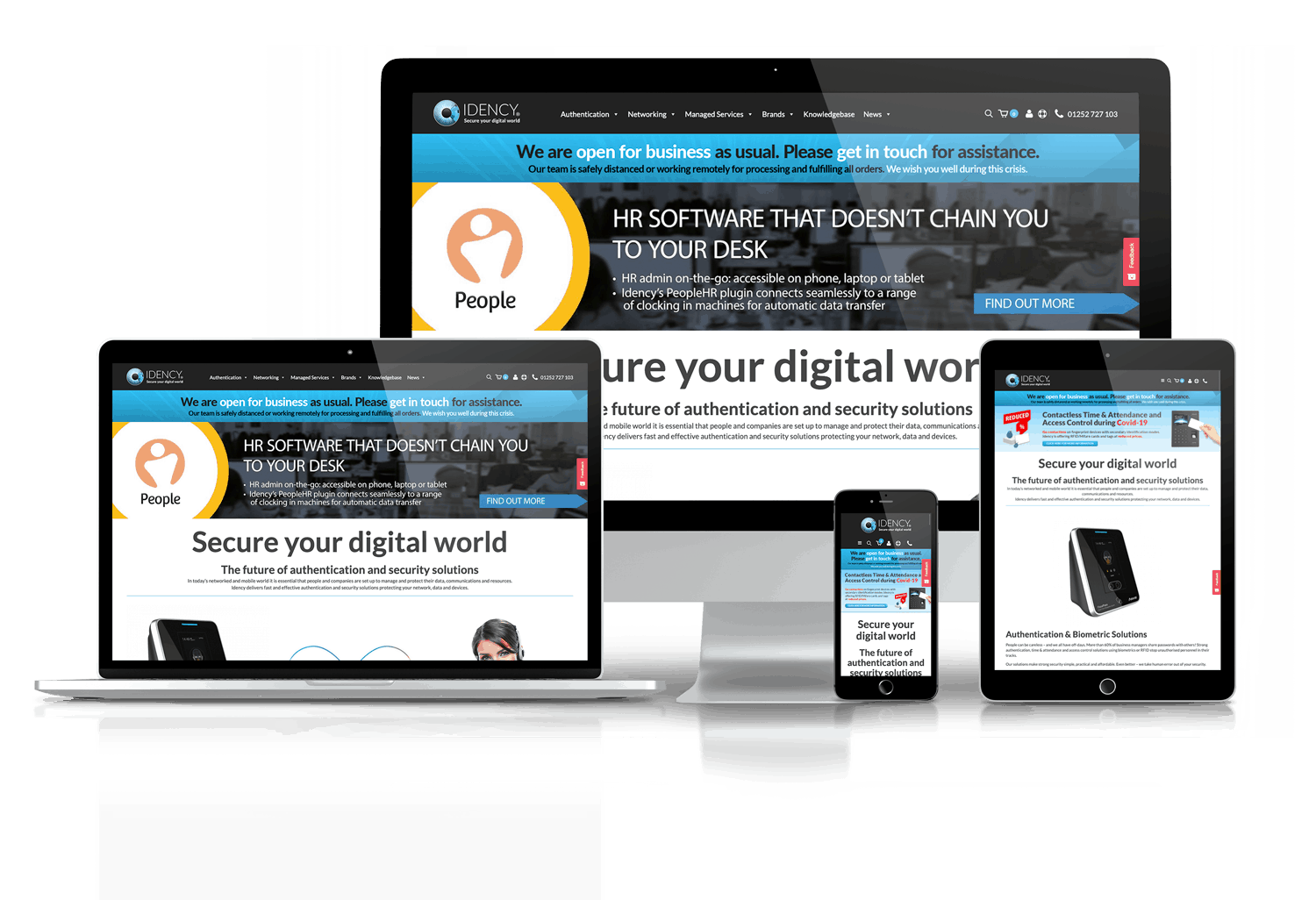 Idency - Left Side Image Showcase
