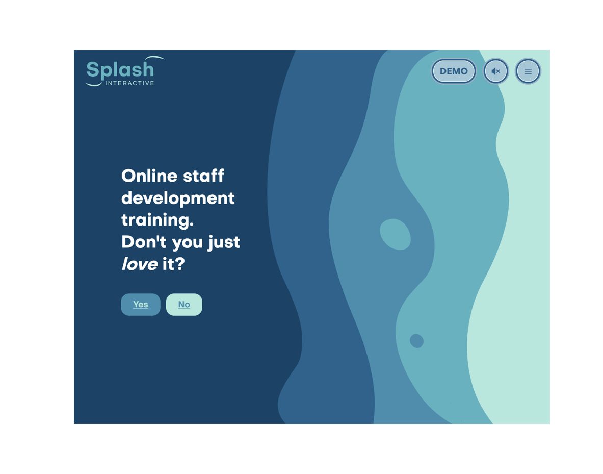 Splash Interactive eLearning's home page